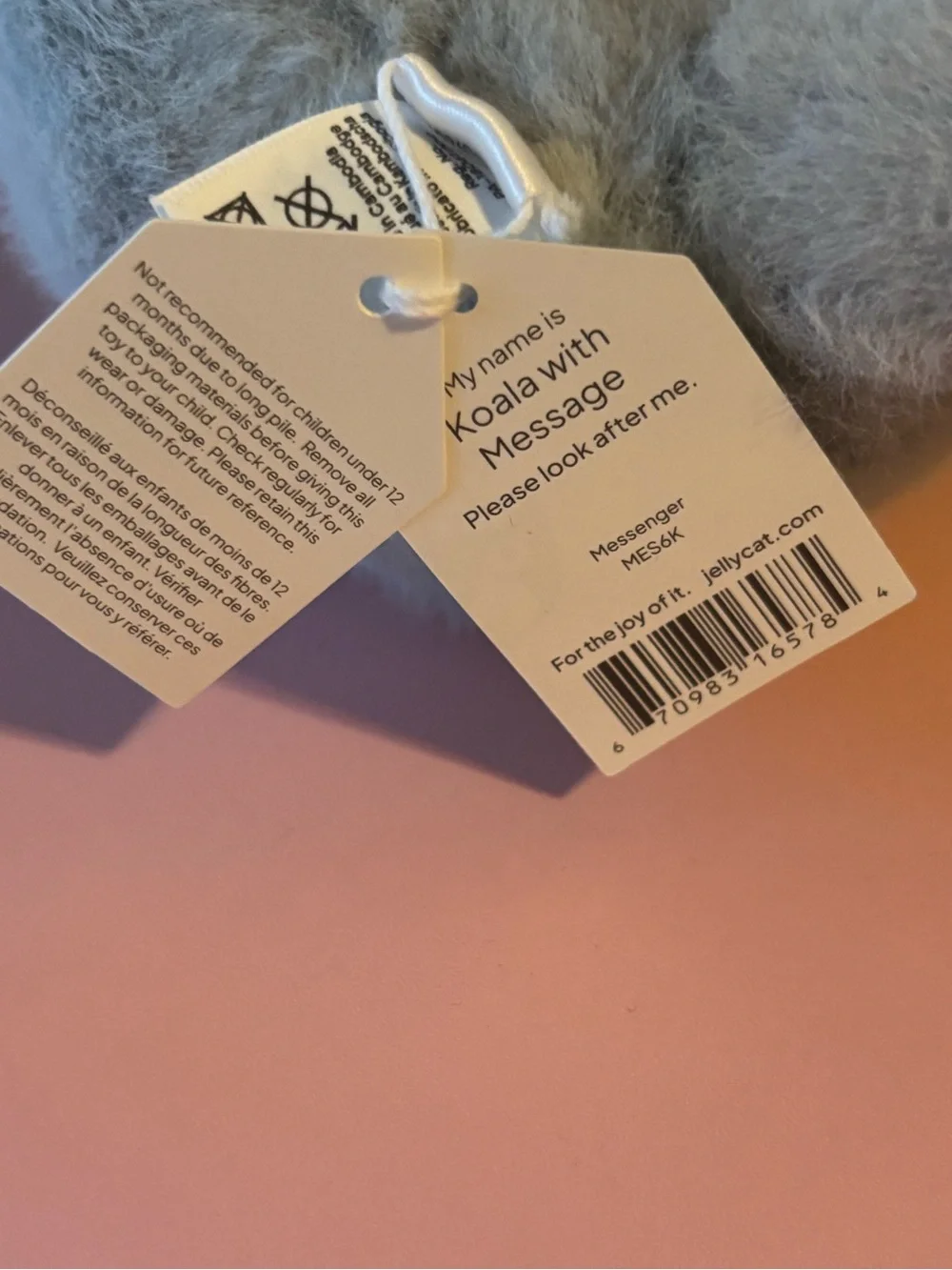 KOALA WITH MESSAGE JELLYCAT